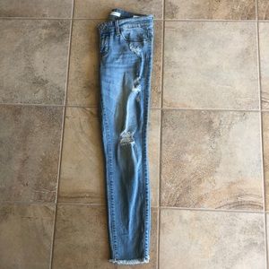 BARLEY WORN JEANS CROPPED